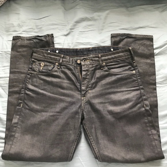 Levi’s jeans size 33x30 slim fit dark denim - Picture 5 of 5